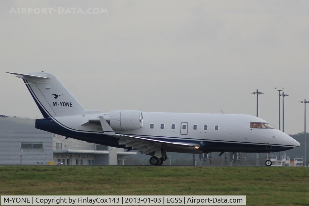 M-YONE, 1991 Canadair Challenger 601-3A (CL-600-2B16) C/N 5085, At STN