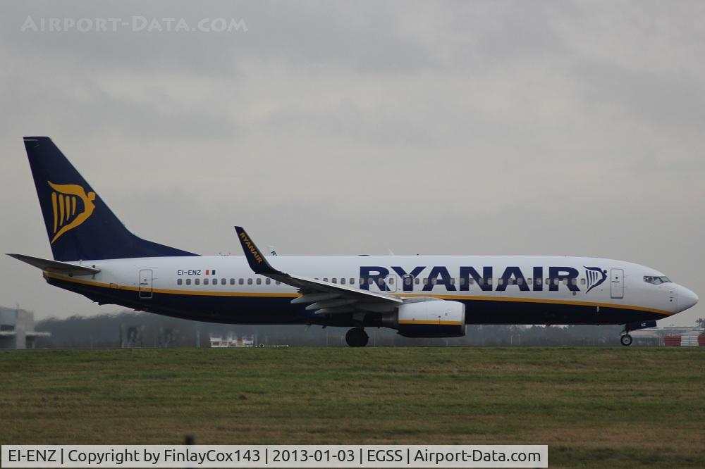 EI-ENZ, 2011 Boeing 737-8AS C/N 40308, At STN