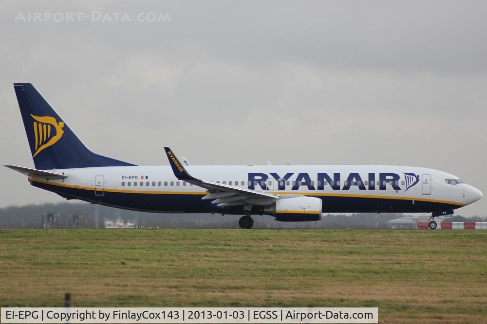 EI-EPG, 2011 Boeing 737-8AS C/N 34985, At STN