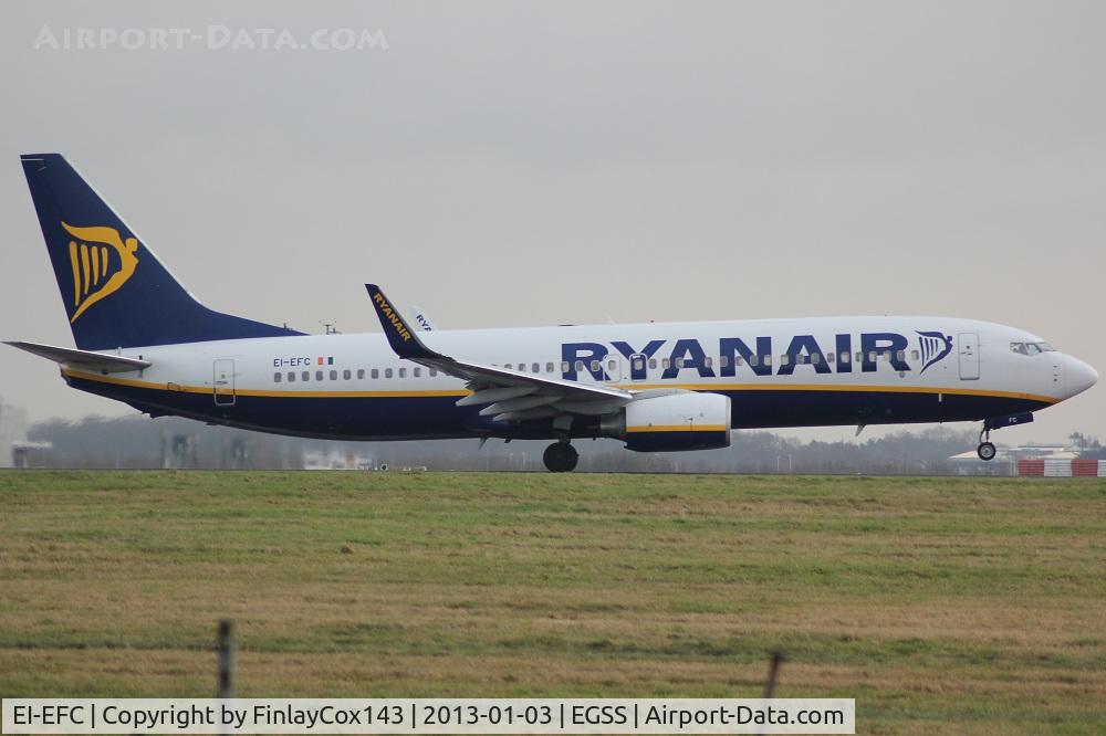 EI-EFC, 2009 Boeing 737-8AS C/N 35015, At STN