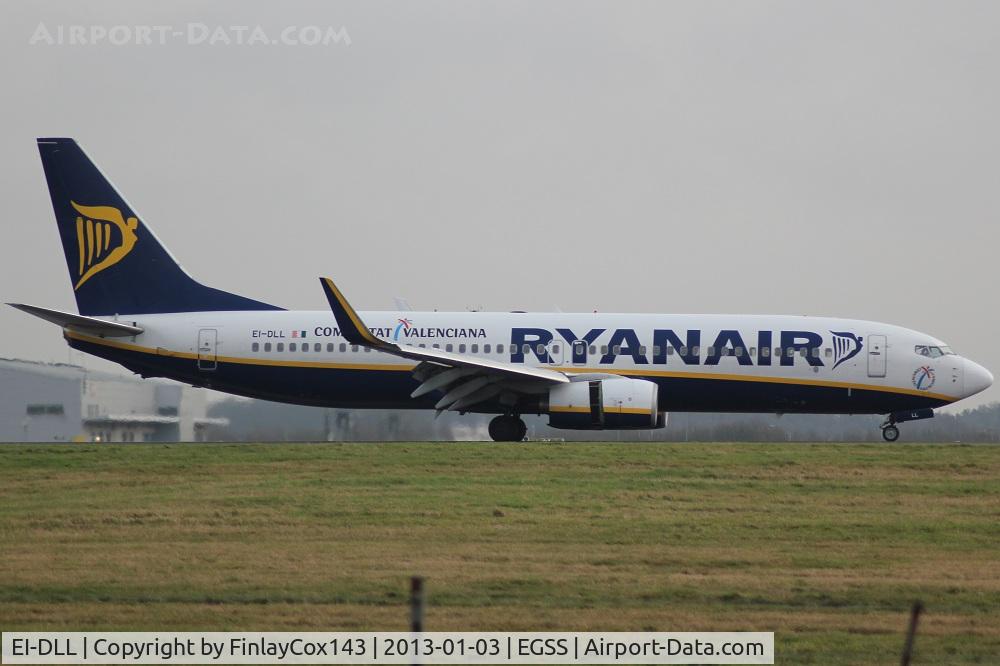 EI-DLL, 2008 Boeing 737-8AS C/N 33593, At STN