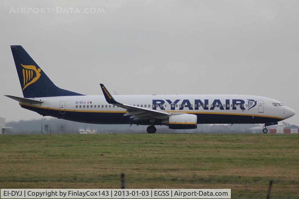 EI-DYJ, 2008 Boeing 737-8AS C/N 36572, At STN