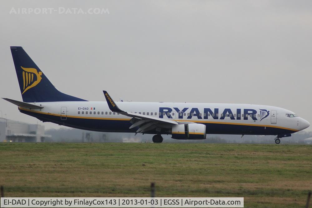 EI-DAD, 2002 Boeing 737-8AS C/N 33544, At STN