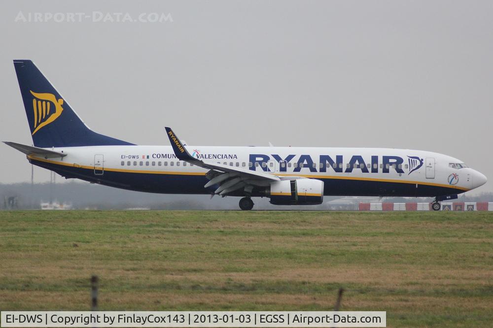EI-DWS, 2007 Boeing 737-8AS C/N 33625, At STN