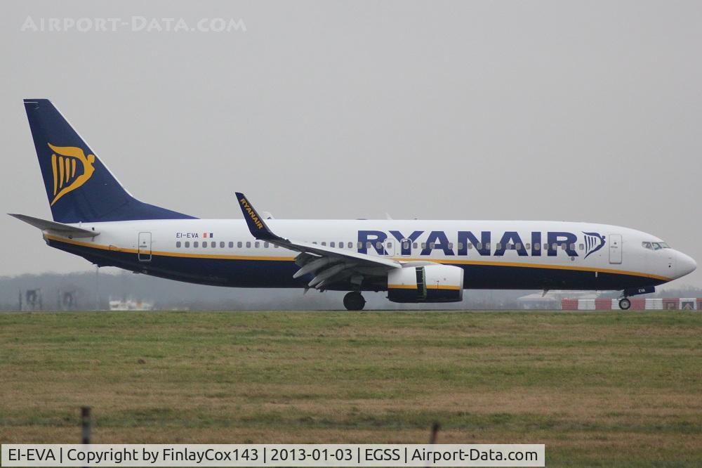 EI-EVA, 2011 Boeing 737-8AS C/N 40288, At STN