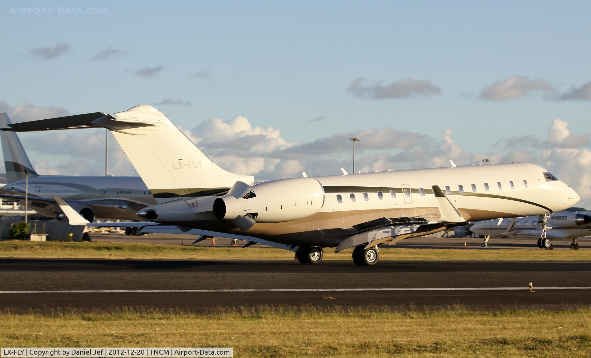 LX-FLY, 2008 Bombardier BD-700-1A10 Global Express C/N 9252, LX-FLY