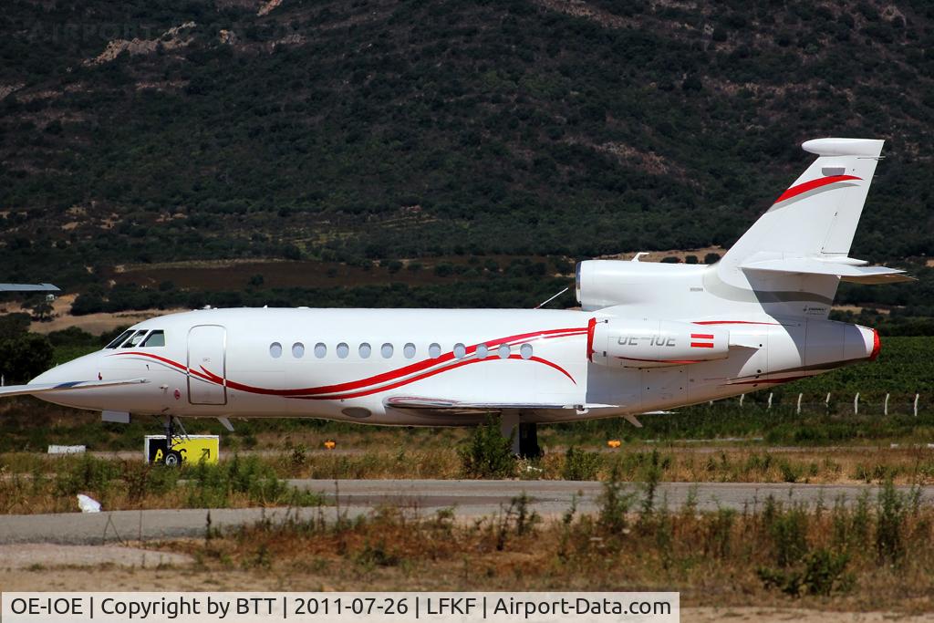 OE-IOE, 2008 Dassault Falcon 900EX C/N 214, Parked