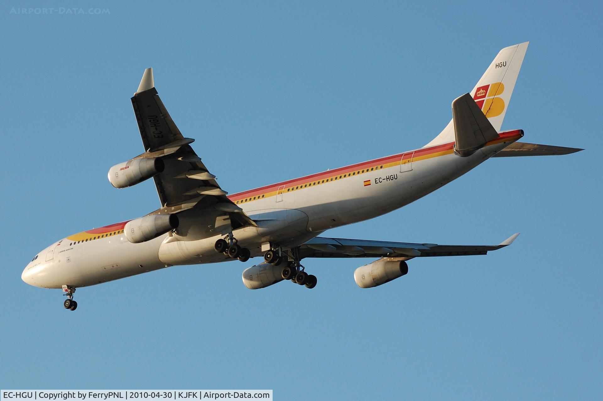 EC-HGU, 2000 Airbus A340-313X C/N 318, Iberia A343