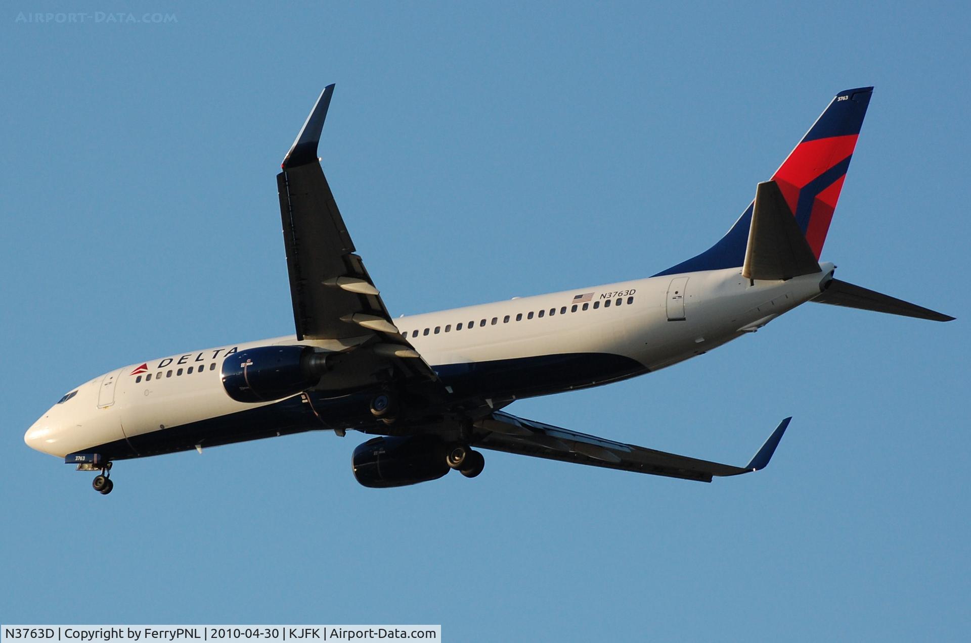 N3763D, 2001 Boeing 737-832 C/N 29629, Delta B738 N3763D