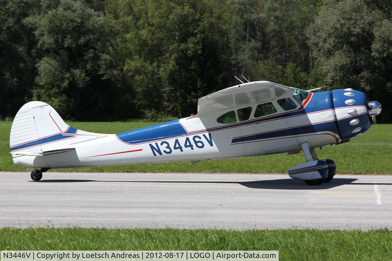 N3446V, 1948 Cessna 195A C/N 7136, Cessna 195