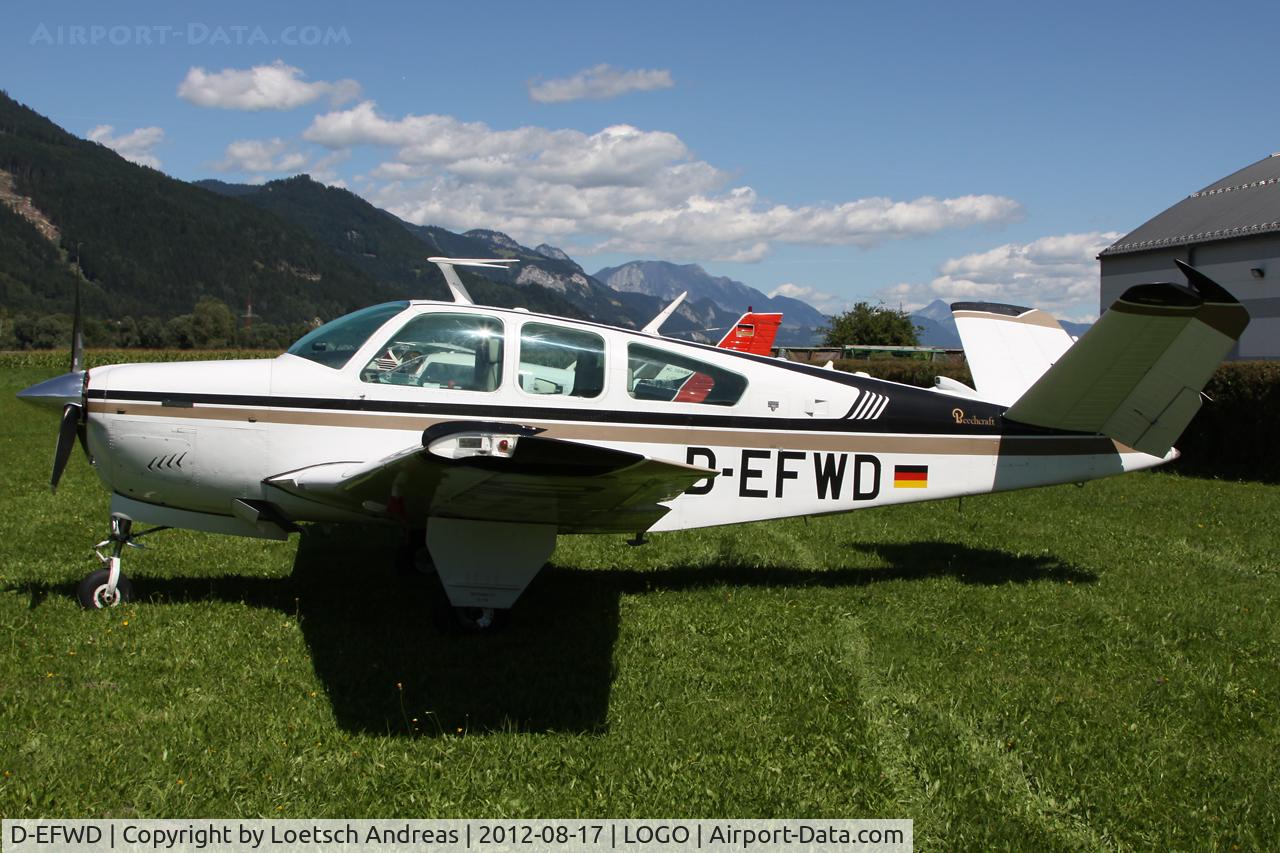D-EFWD, Beech V35B Bonanza Bonanza C/N D-10347, Bonanza