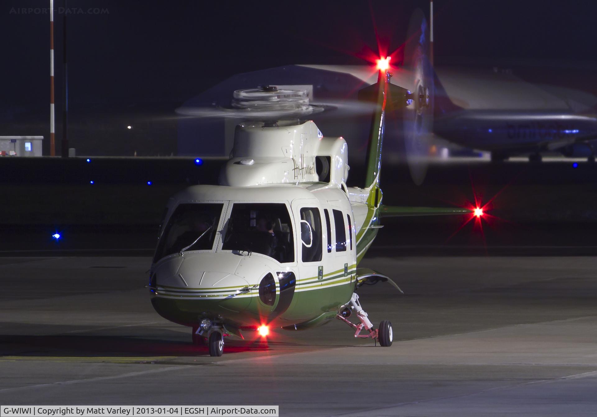 G-WIWI, 2007 Sikorsky S-76C C/N 760684, Sat on stand at SaxonAir.