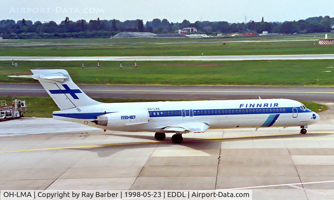 OH-LMA, 1987 McDonnell Douglas MD-87 (DC-9-87) C/N 49403, McDonnell Douglas DC-9-87 [49403] (Finnair) Dusseldorf~D 23/05/1998