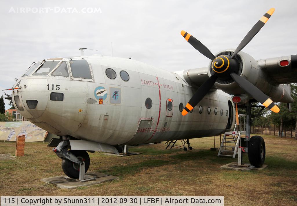 115, Nord N-2501D Noratlas C/N 115, Preserved inside LFBF French Army Base... Seen during Open Day 2012...