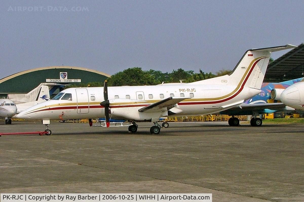 PK-RJC, 1990 Embraer EMB-120ER Brasilia C/N 120214, Embraer EMB-120RT Brasilia [120214] (Premiair)  Jakarta-Halim~PK 25/10/2006