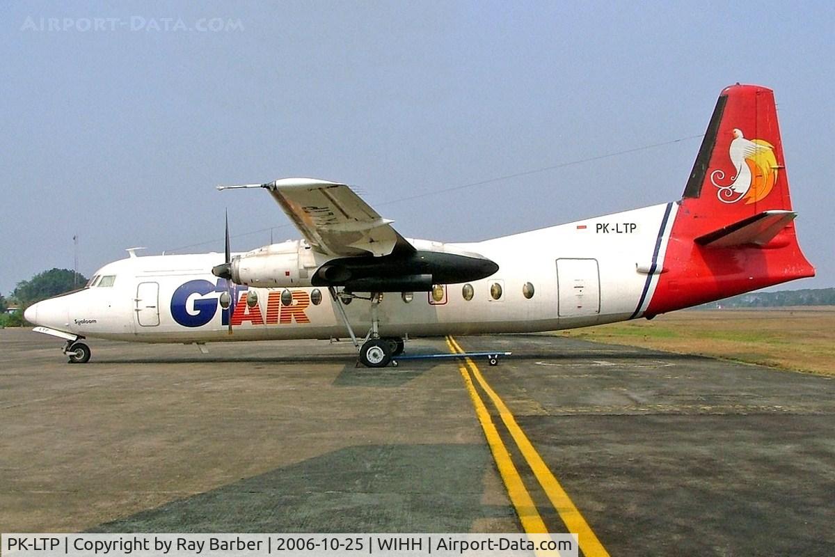 PK-LTP, 1969 Fokker F-27-500 Friendship C/N 10398, Fokker F-27-500 Friendship [10398] (GT Air) Jakarta-Halim~PK 25/10/2006