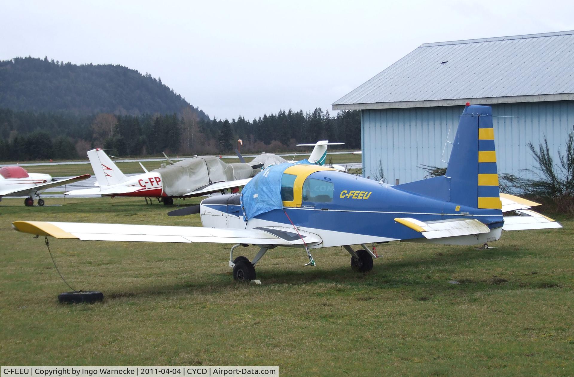 C-FEEU, 1973 American Aviation AA-5 Traveler C/N AA5-0249, Grumman American AA-5 Traveler at Nanaimo Airport, Cassidy BC