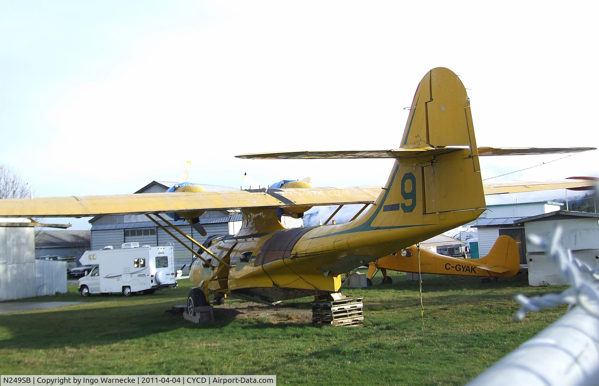 N249SB, Canadian Vickers PBV-1A C/N CV 249, Consolidated PBY-5A Catalina at Nanaimo Airport, Cassidy BC
