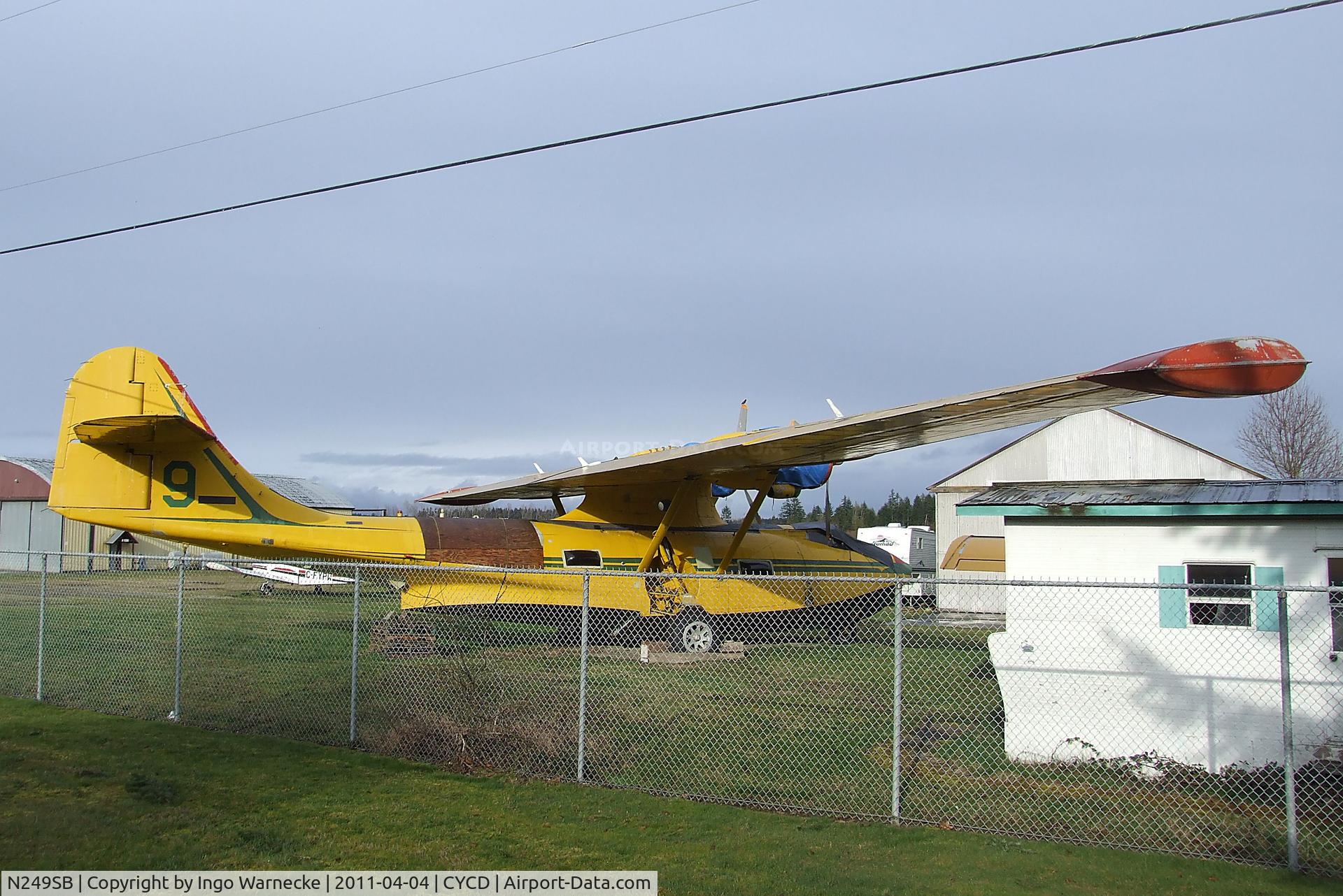 N249SB, Canadian Vickers PBV-1A C/N CV 249, Consolidated PBY-5A Catalina at Nanaimo Airport, Cassidy BC