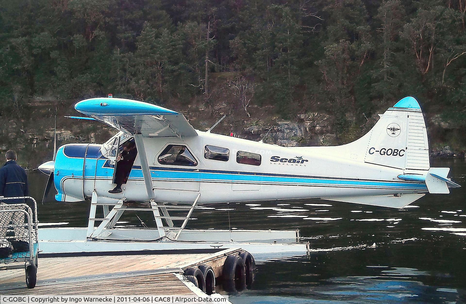 C-GOBC, 1964 De Havilland Canada DHC-2 MK. I C/N 1560, De Havilland Canada DHC-2 Beaver Mk I on floats of Seair at the Seair seaplane terminal, Nanaimo BC