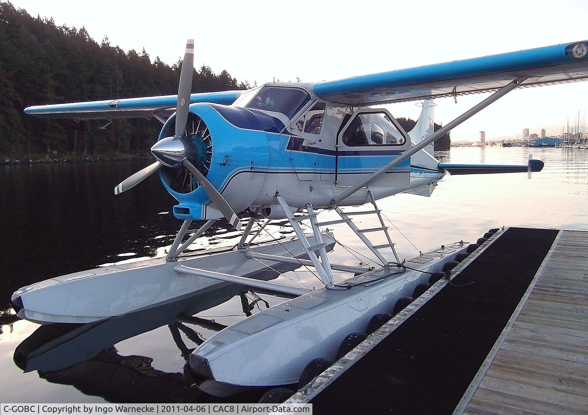 C-GOBC, 1964 De Havilland Canada DHC-2 MK. I C/N 1560, De Havilland Canada DHC-2 Beaver Mk I on floats of Seair at the Seair seaplane terminal, Nanaimo BC