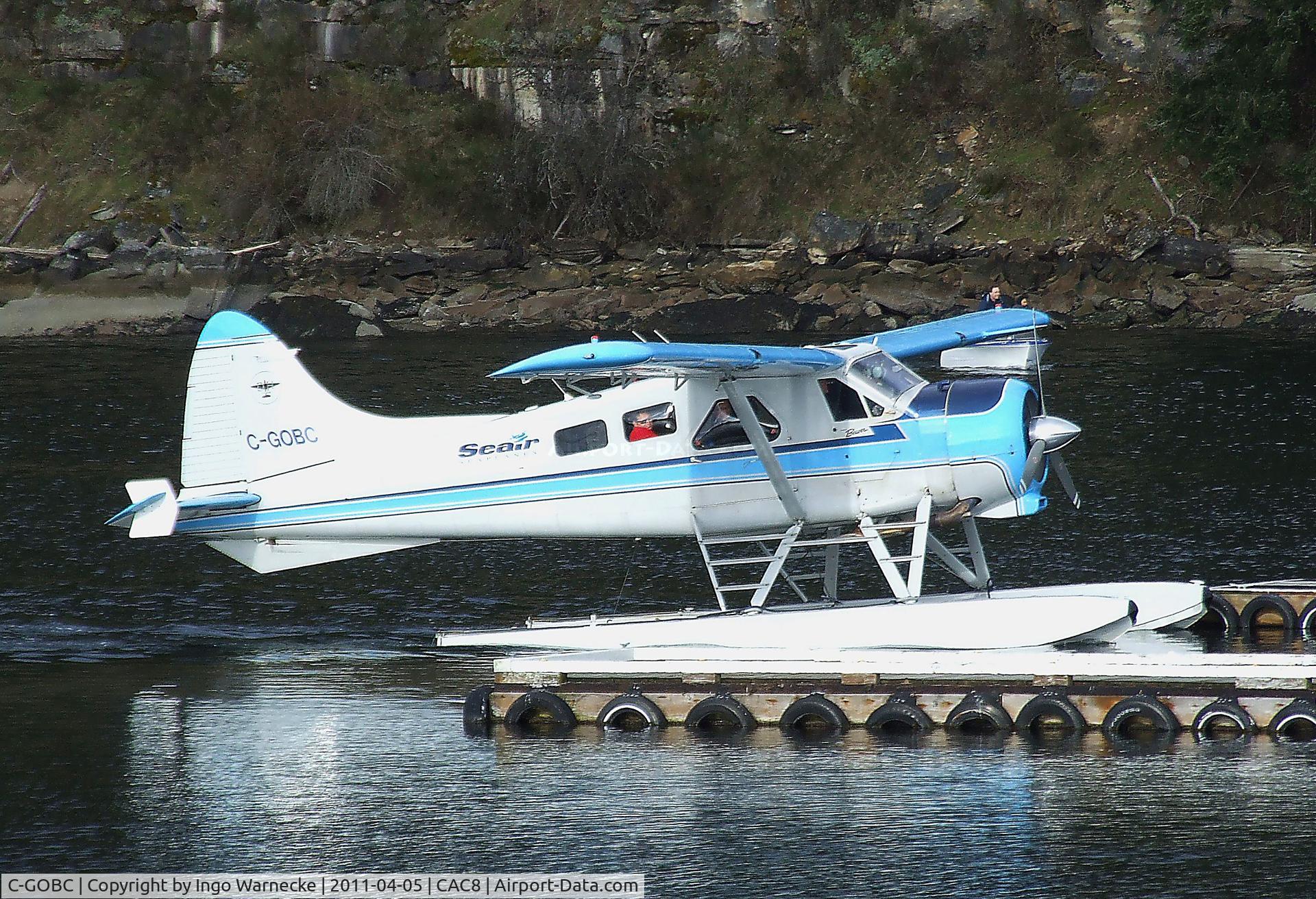 C-GOBC, 1964 De Havilland Canada DHC-2 MK. I C/N 1560, De Havilland Canada DHC-2 Beaver Mk I on floats of Seair at the Seair seaplane terminal, Nanaimo BC