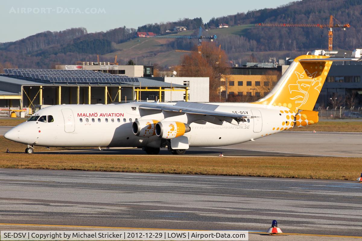 SE-DSV, 1994 British Aerospace Avro 146-RJ100A C/N E3250, British Aerospace AVRO-146RJ100A