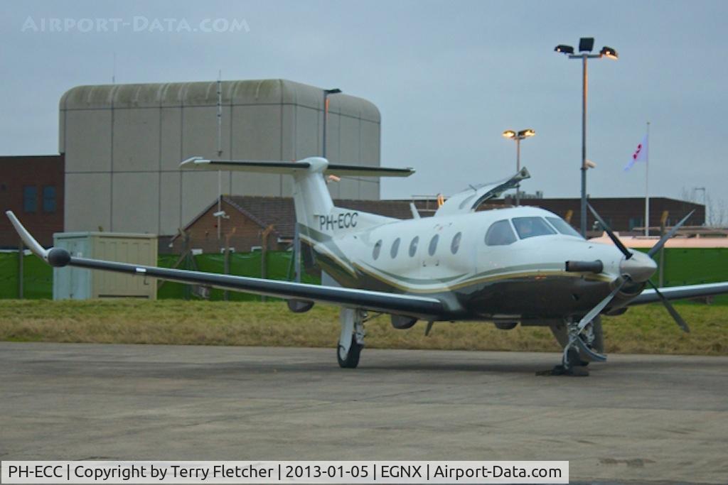 PH-ECC, 1994 Pilatus PC-12/45 C/N 107, Dutch Pilatus PC-12/45, c/n: 107 at East Midlands