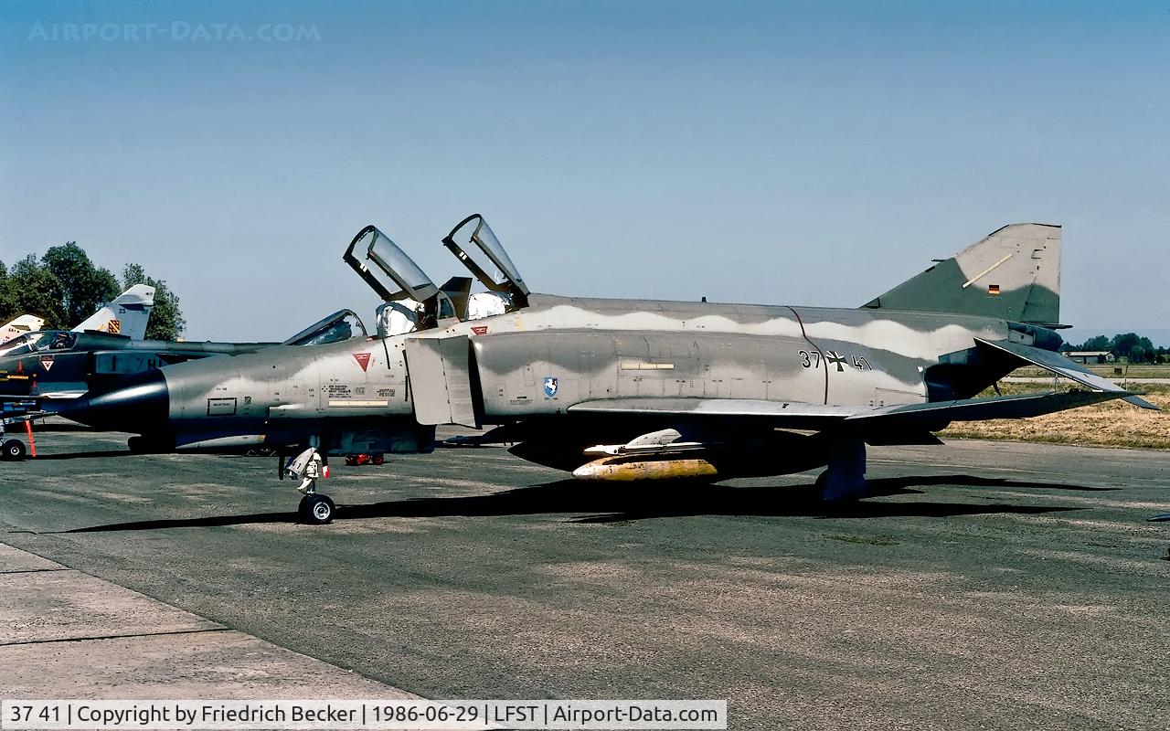 37 41, 1975 McDonnell Douglas F-4F Phantom II C/N 4449, static display