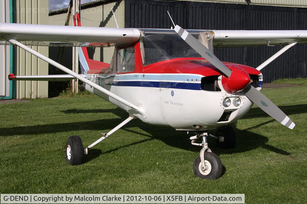 G-DEND, 1975 Reims Cessna F150M C/N 1201, Reims F150M, Fishburn Airfield UK, October 2012.