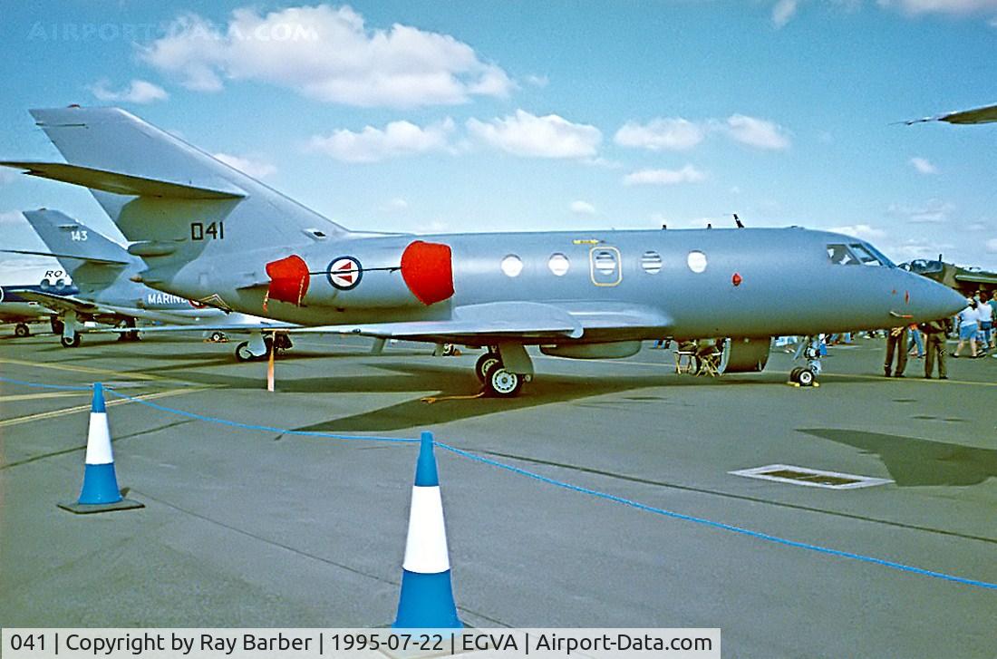 041, 1966 Dassault Falcon 20-5B/ECM C/N 041, Dassault Falcon 20C-5B [41] (Norwegian AF) RAF Fairford~G 22/07/1995