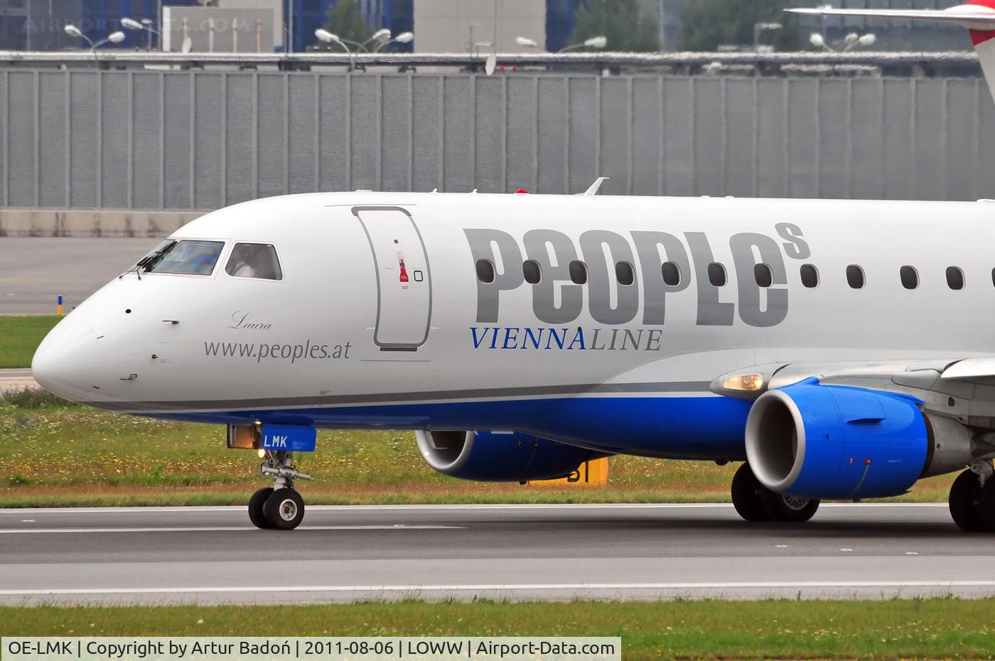 OE-LMK, 2006 Embraer 170LR (ERJ-170-100LR) C/N 17000150, Peoples's ViennaLine