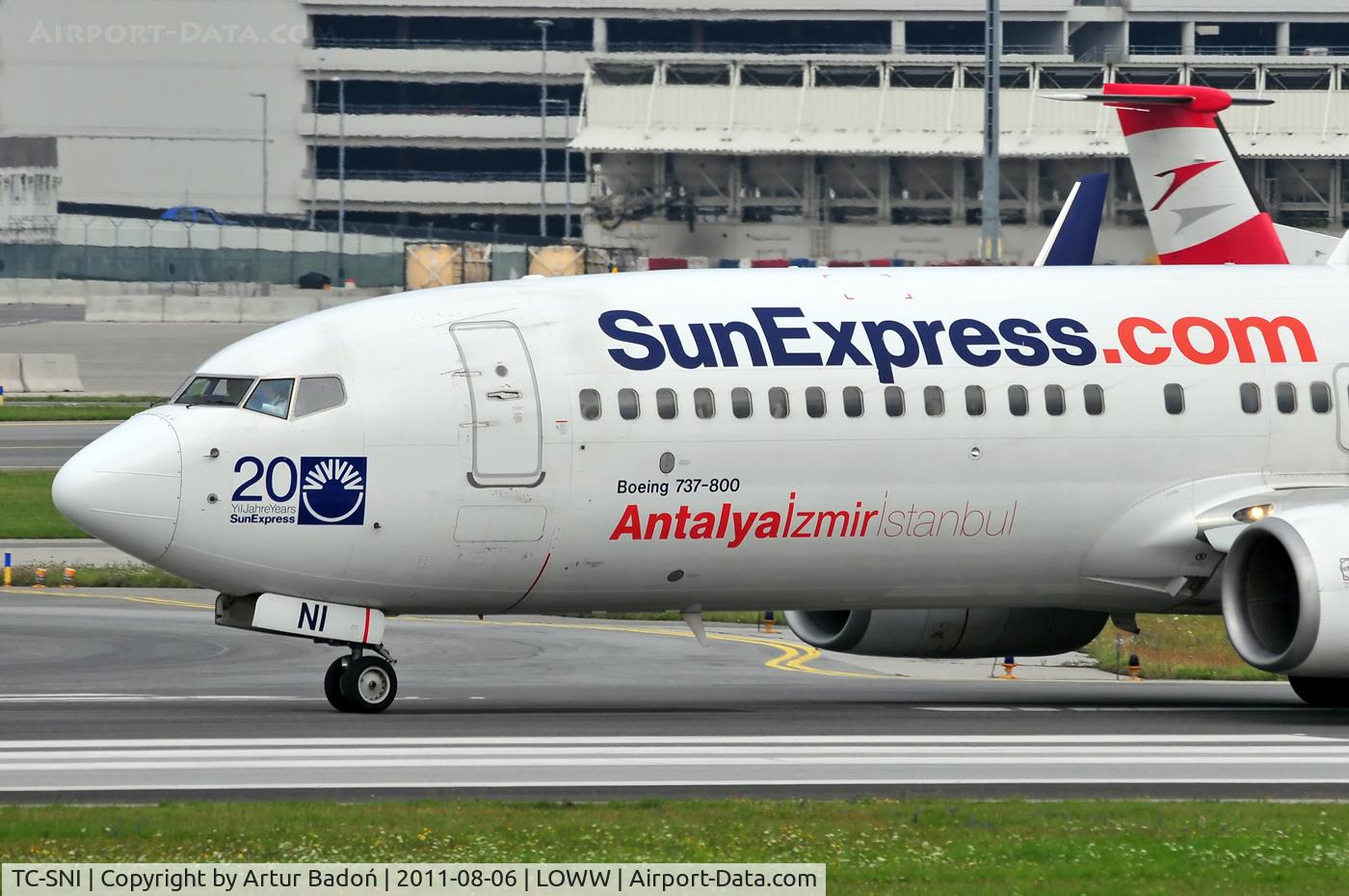 TC-SNI, 2005 Boeing 737-8FH C/N 29671, SunExpress