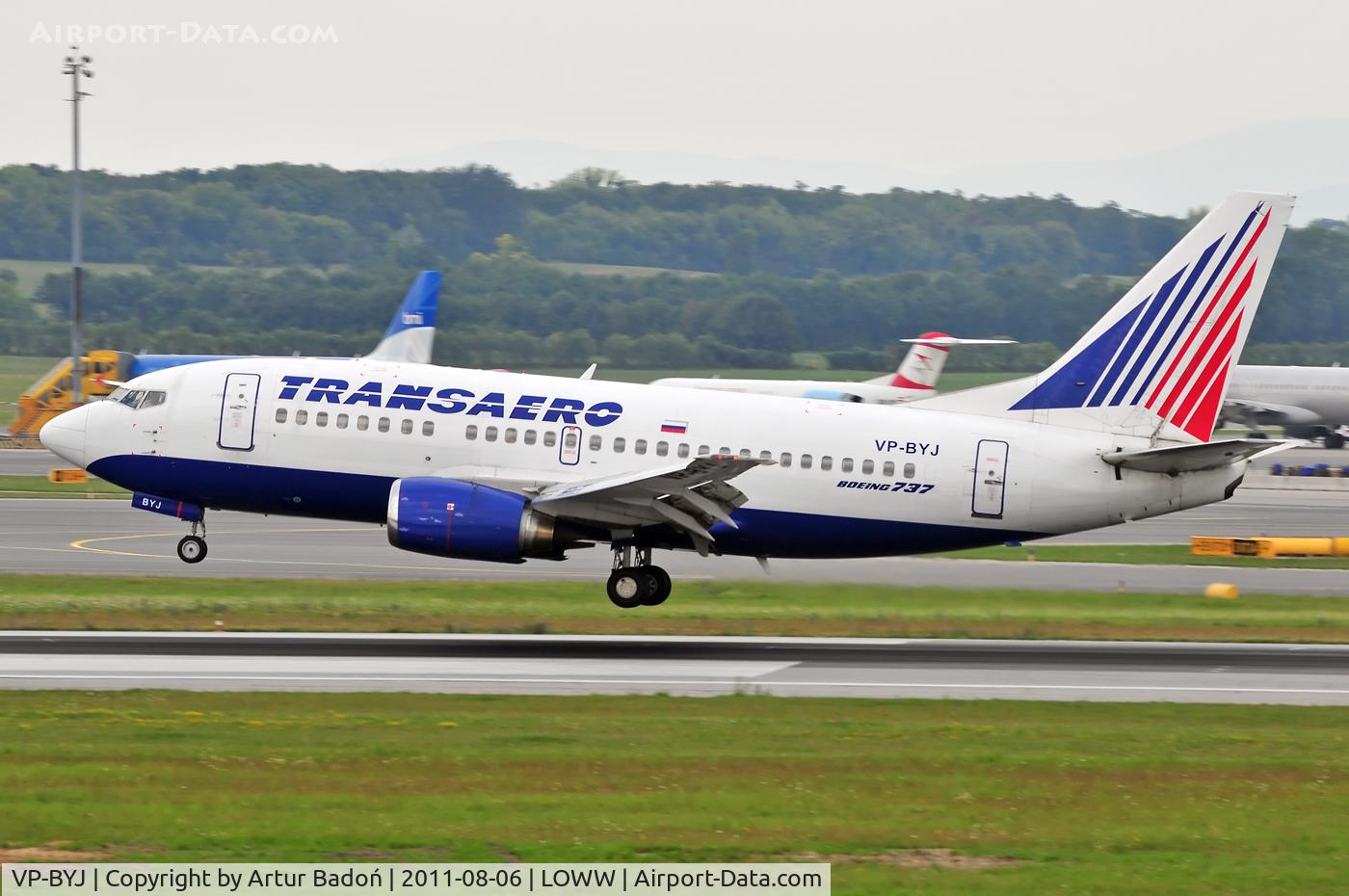 VP-BYJ, 1998 Boeing 737-524 C/N 28923, Transaero