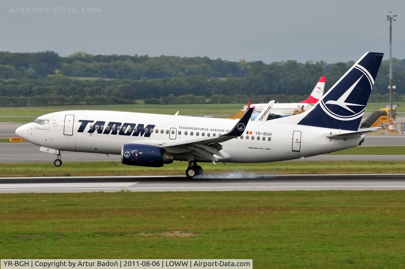 YR-BGH, 2003 Boeing 737-78J C/N 28438, Tarom