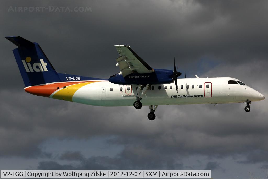 V2-LGG, 1995 De Havilland Canada DHC-8-311B Dash 8 C/N 404, visitor