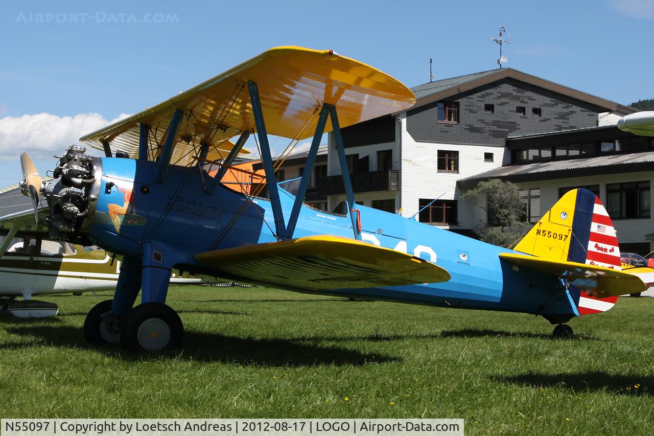 N55097, 1941 Boeing A75N1(PT17) C/N 75-710, Stearman