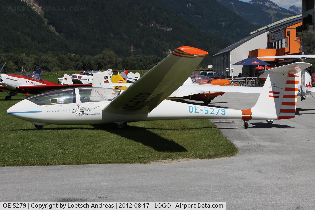 OE-5279, 1981 Grob G-103 Twin Astir II C/N 3655-K-24, Glider