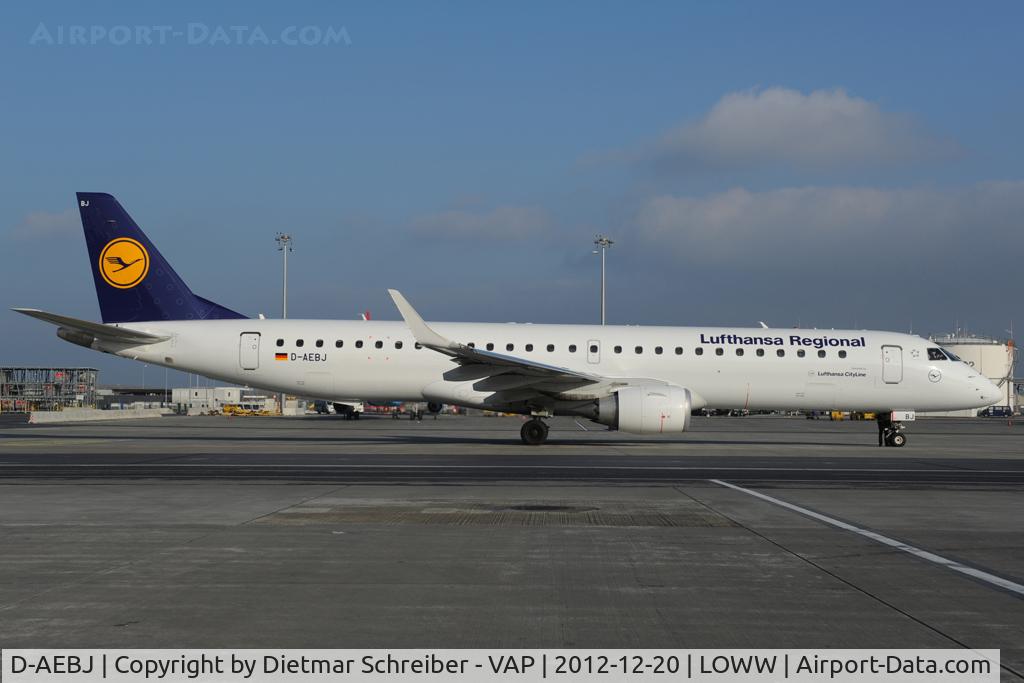 D-AEBJ, 2011 Embraer 195LR (ERJ-190-200LR) C/N 19000486, Embraer 195 Lufthansa Regional