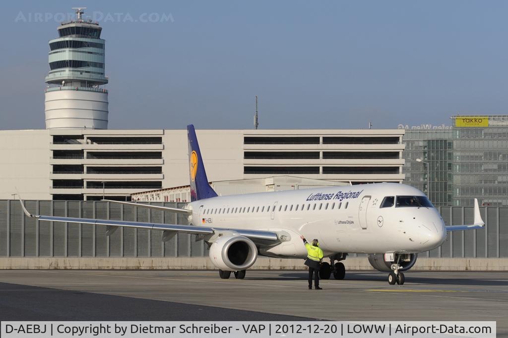 D-AEBJ, 2011 Embraer 195LR (ERJ-190-200LR) C/N 19000486, Lufthansa Regional Embraer 195