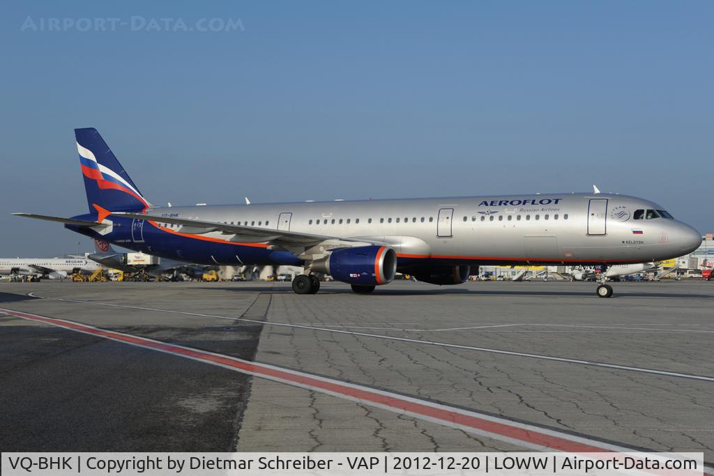 VQ-BHK, 2010 Airbus A321-211 C/N 4461, Aeroflot Airbus 321