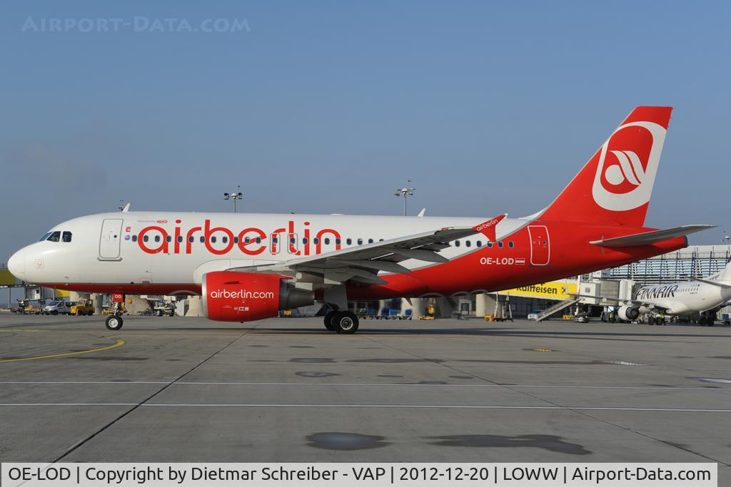 OE-LOD, 2008 Airbus A319-112 C/N 3689, Air Berlin Airbus 319