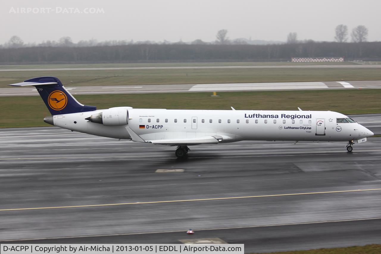 D-ACPP, 2003 Bombardier CRJ-701ER (CL-600-2C10) Regional Jet C/N 10086, Lufthansa CityLine, Name: Torgau