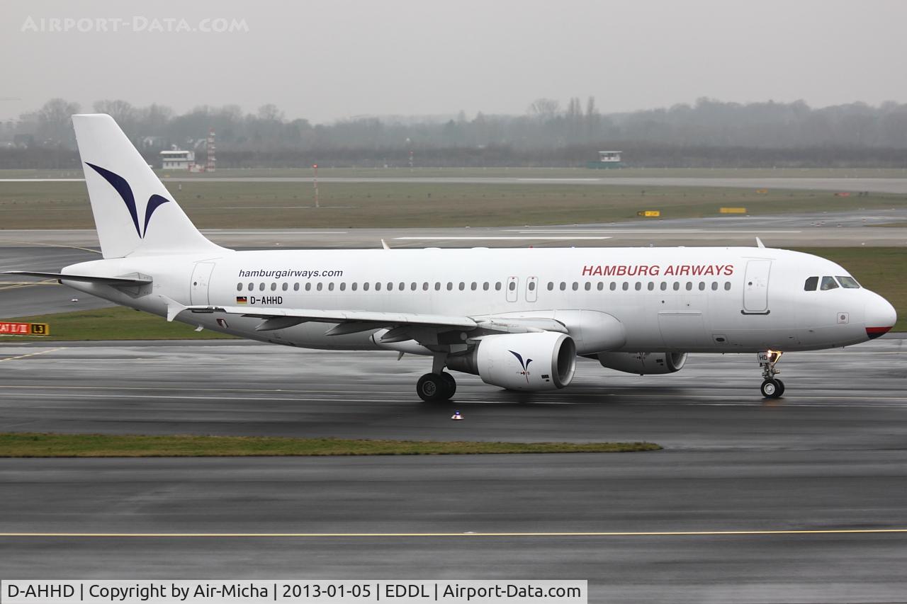 D-AHHD, 1997 Airbus A320-214 C/N 716, Hamburg Airways, Airbus A320-214, CN: 0716