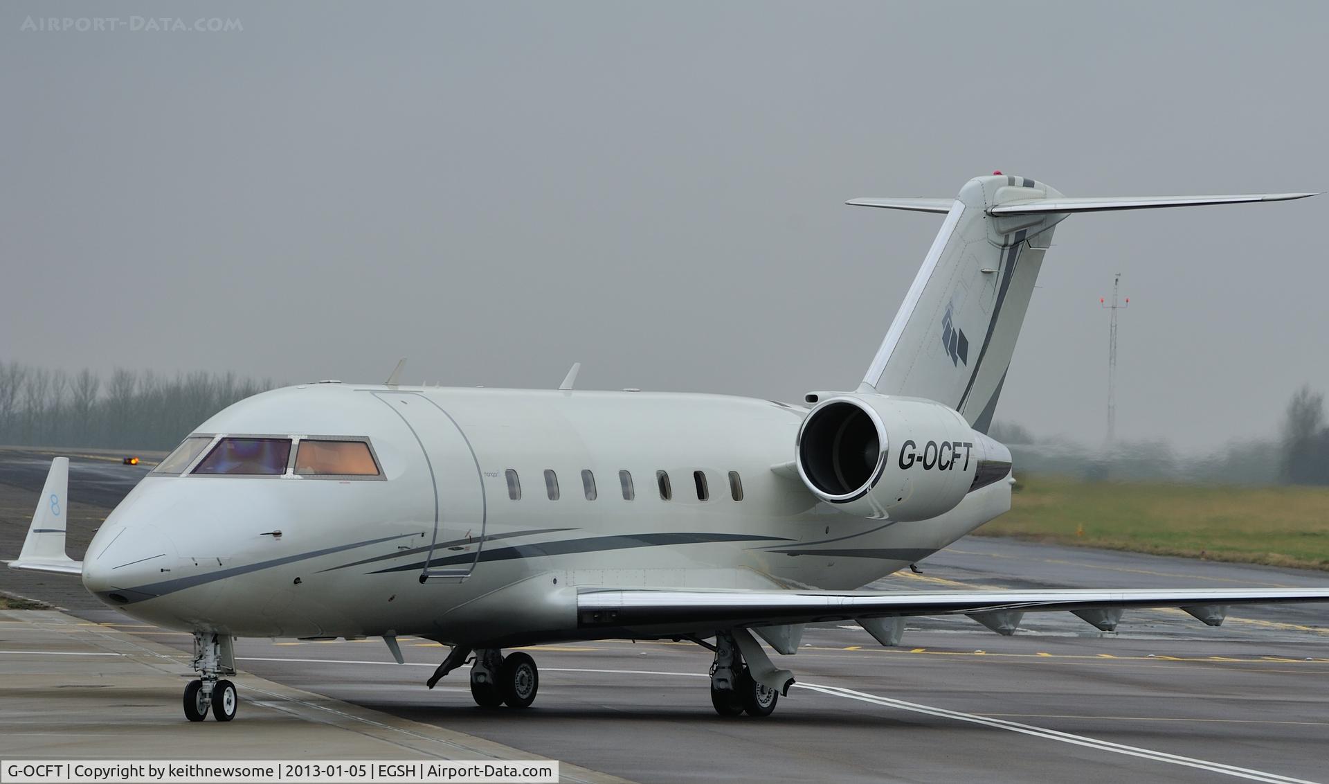 G-OCFT, 1990 Canadair Challenger 601-3A (CL-600-2B16) C/N 5067, Arriving in style !