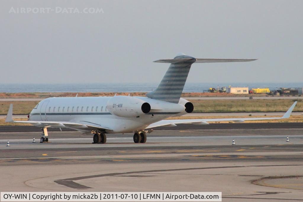 OY-WIN, 2008 Bombardier BD-700-1A10 Global Express XRS C/N 9280, Parked