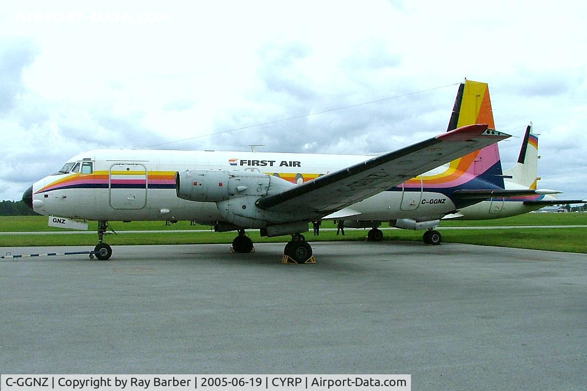 C-GGNZ, 1971 Hawker Siddeley HS.748 Series 2A C/N 1690, Avro 748 Srs.2A/272 [1690] (First Air) Ottowa-Carp~C 19/06/2005