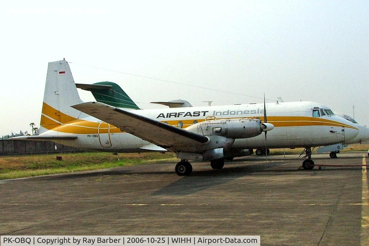 PK-OBQ, 1967 Hawker Siddeley HS.748 Series 2A C/N 1638, Avro 748 Srs.2/209 [1638] (Airfast Indonesia) Jakarta-Halim~PK 25/10/2006
