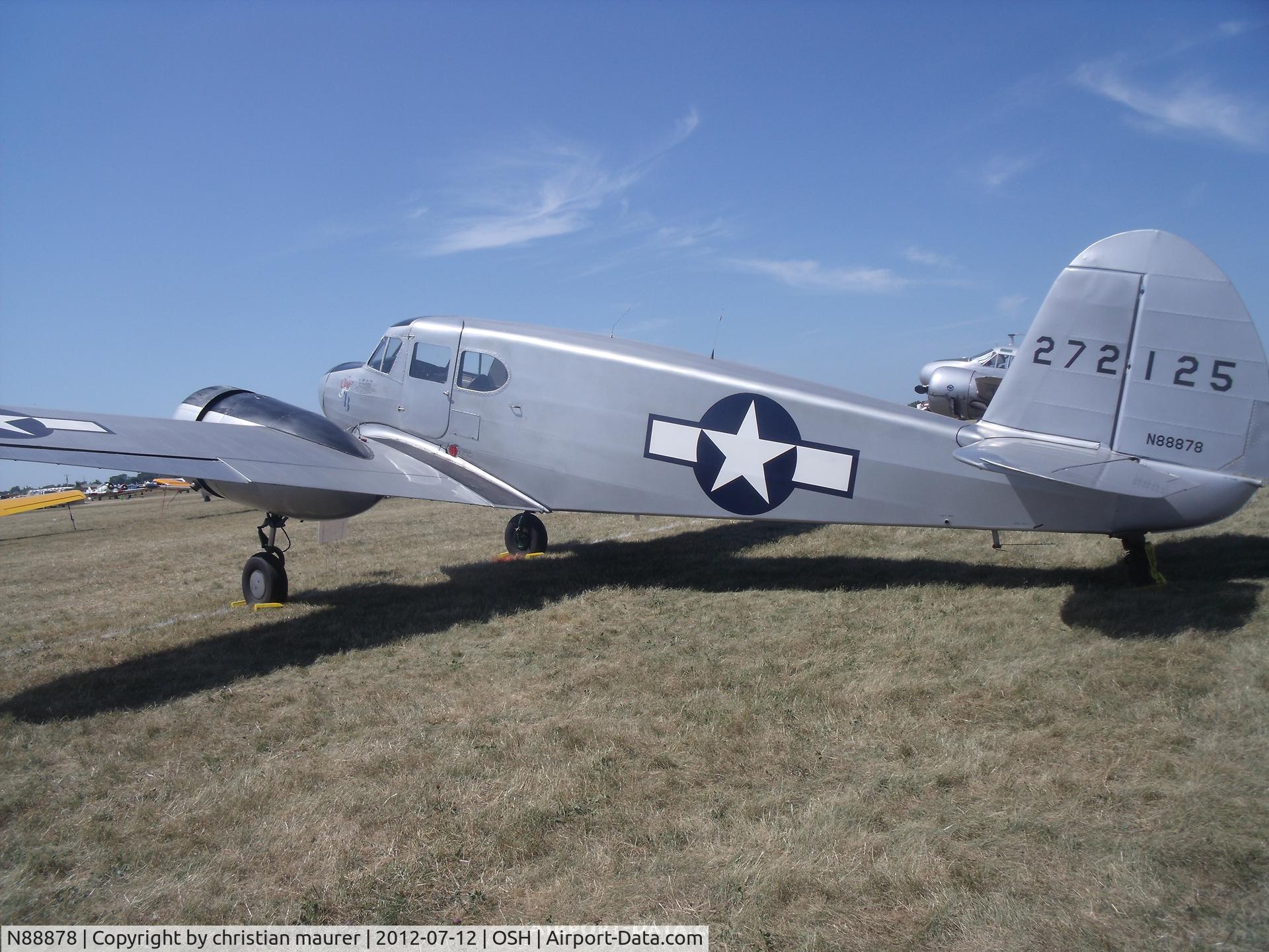 N88878, 1943 Cessna UC-78C (T-50) Bobcat C/N 4121, cessna