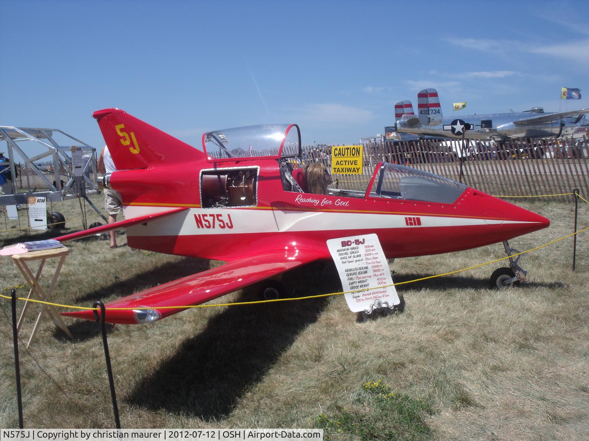 N575J, 1985 Bede BD-5J C/N 0011, microjet